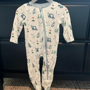 Mud Pie Golf Zippy Pajamas, NWOT, 3-6M